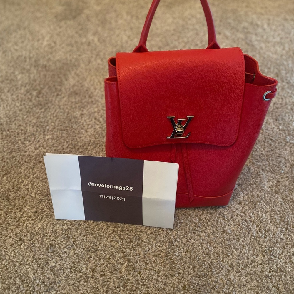 Authentic Louis Vuitton Lockme Backpack